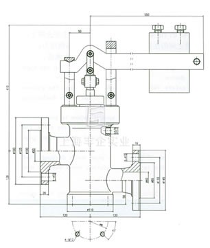 GA49H-16C型DN40/50沖量安全閥