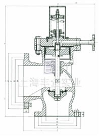GA49H-40主安全閥結(jié)構(gòu)圖
