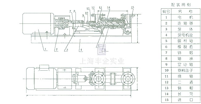 I-1B濃漿泵內(nèi) 結(jié)構(gòu)圖