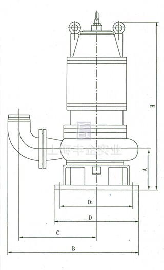 JYWQ、JPWQ系列自動攪勻排污泵 結(jié)構(gòu)圖