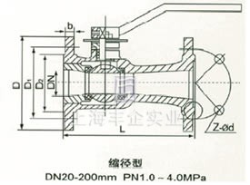 QZ41M/QJ41M一體式高溫球閥結(jié)構(gòu)圖