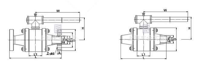 Q47高壓鍛鋼球閥結(jié)構(gòu)圖