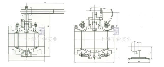 GB鍛鋼固定球閥結(jié)構(gòu)圖