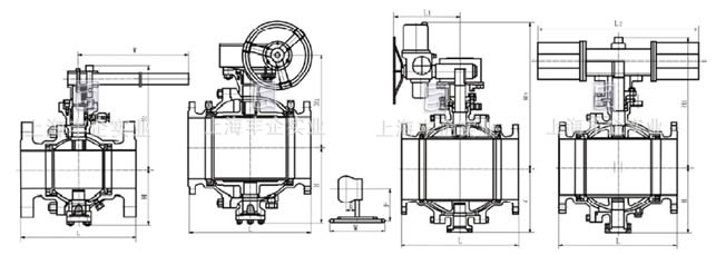 GB鑄鋼固定球閥結(jié)構(gòu)圖