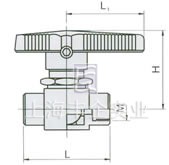 Q11SAF-64內(nèi)螺紋球閥 結(jié)構(gòu)圖