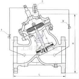 AX742X隔膜式安全泄壓持壓閥 結(jié)構(gòu)圖
