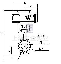 電動(dòng)襯氟調(diào)節(jié)蝶閥 結(jié)構(gòu)1