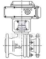 ZAJQ電動調節(jié)球閥結構