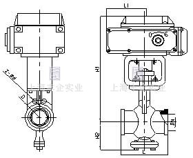 ZAJV電子式電動(dòng)V型調(diào)節(jié)球閥 結(jié)構(gòu)圖