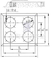 柔性聯(lián)接基礎(chǔ)鉆膨脹螺孔