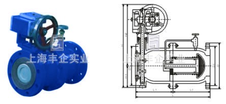 HOW41X多功能無聲止回閥外形尺寸圖