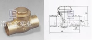 H64W黃銅焊接旋啟式止回閥

外形尺寸圖