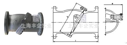 斜盤式無撞擊止回閥外形尺寸圖